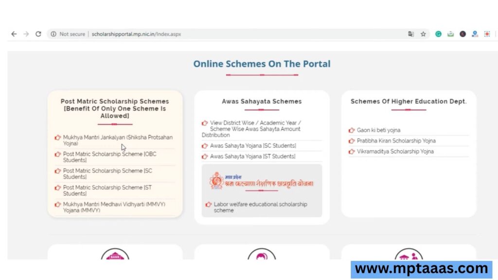 MP Scholarship Portal 2.0 Documents